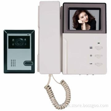 Sipo Video Door Phone with  4-inch Screen Indoor Monitor